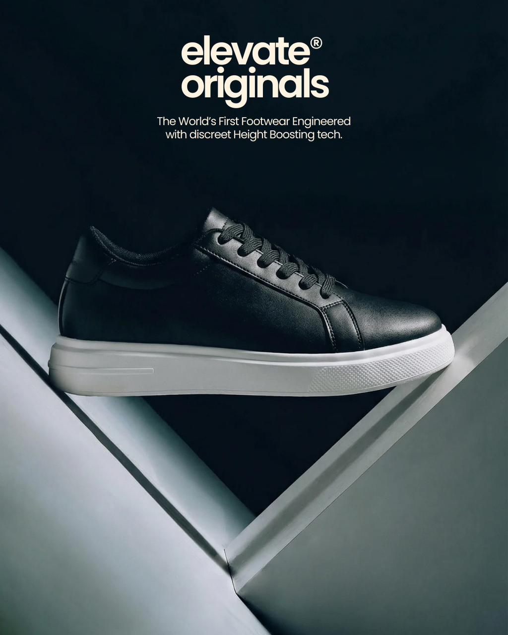 Elevate® Originals Phantom Black: +10cm(4") HeightBoost™ Edition