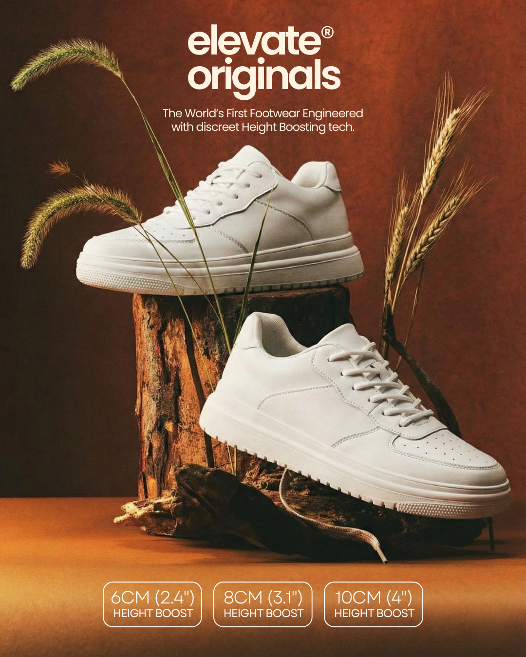 Elevate® Originals Classic: +10cm(4") HeightBoost™ Edition