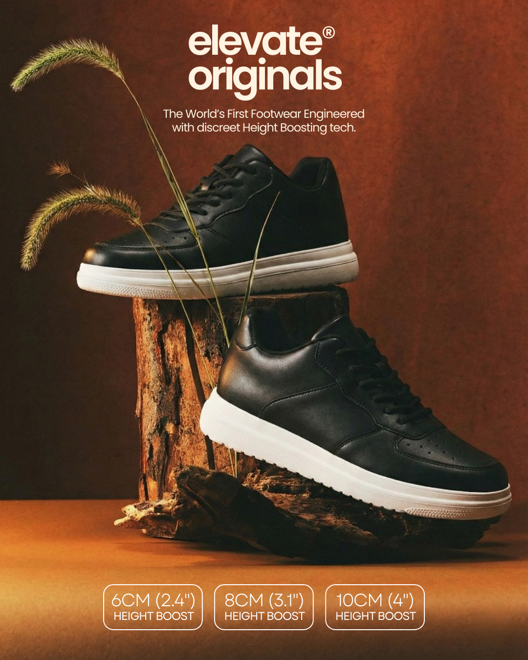 Elevate® Originals Classic: +10cm(4") HeightBoost™ Edition