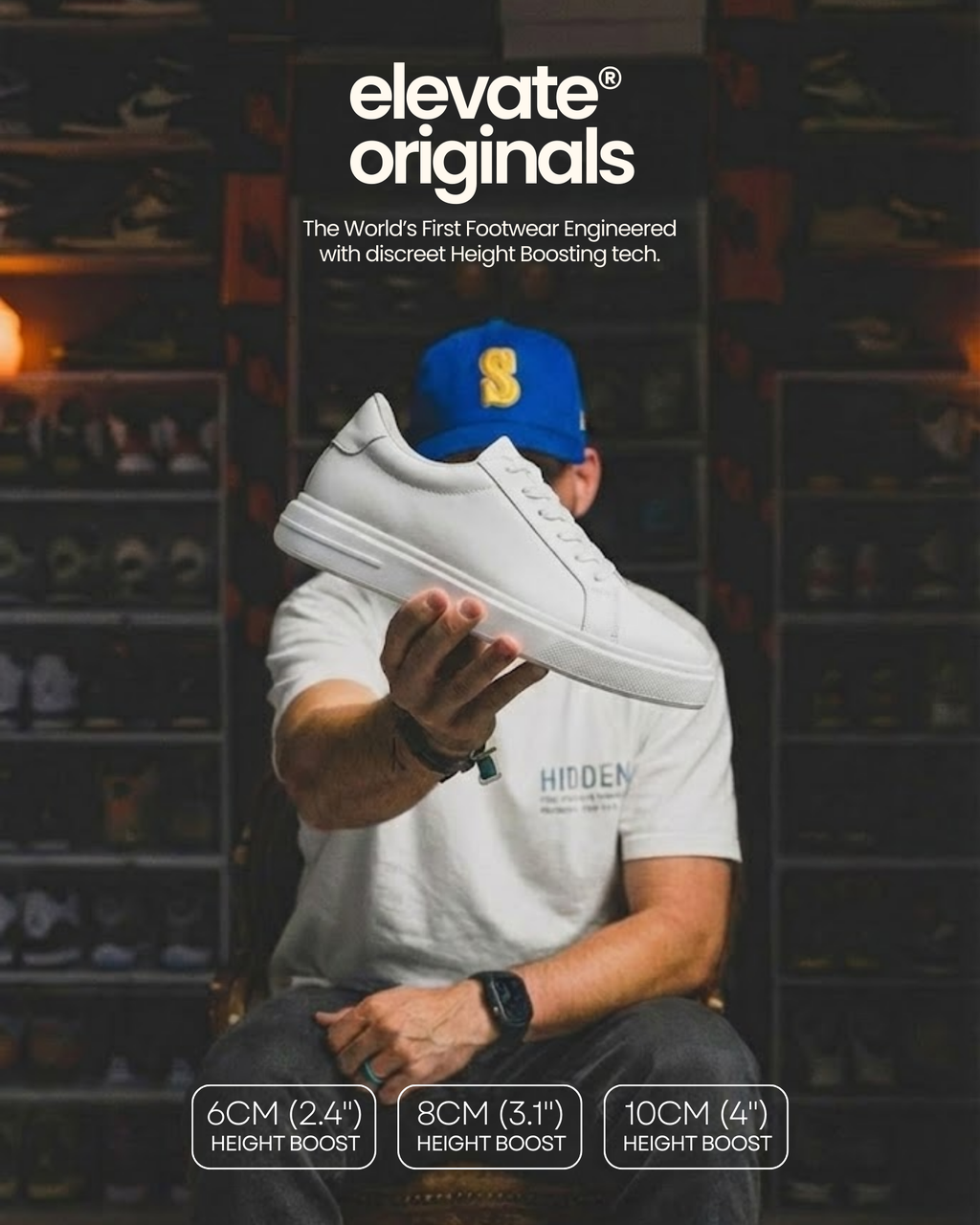 Elevate® Originals Signature: +10cm(4") HeightBoost™ Edition